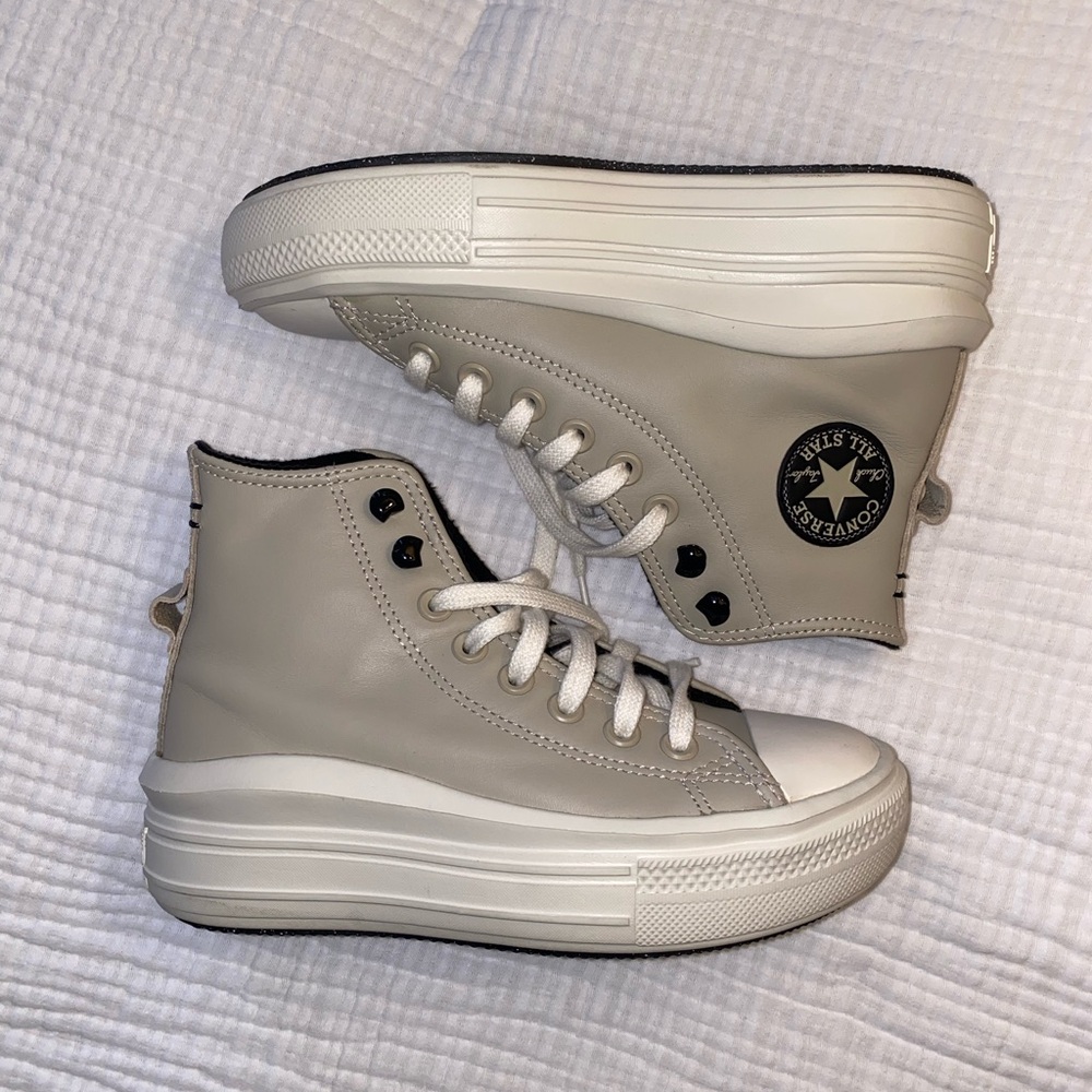 Chuck Taylor All Star Move Hi High Top Fleece-Lined Leather